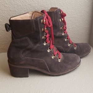 High top, heeled, boots